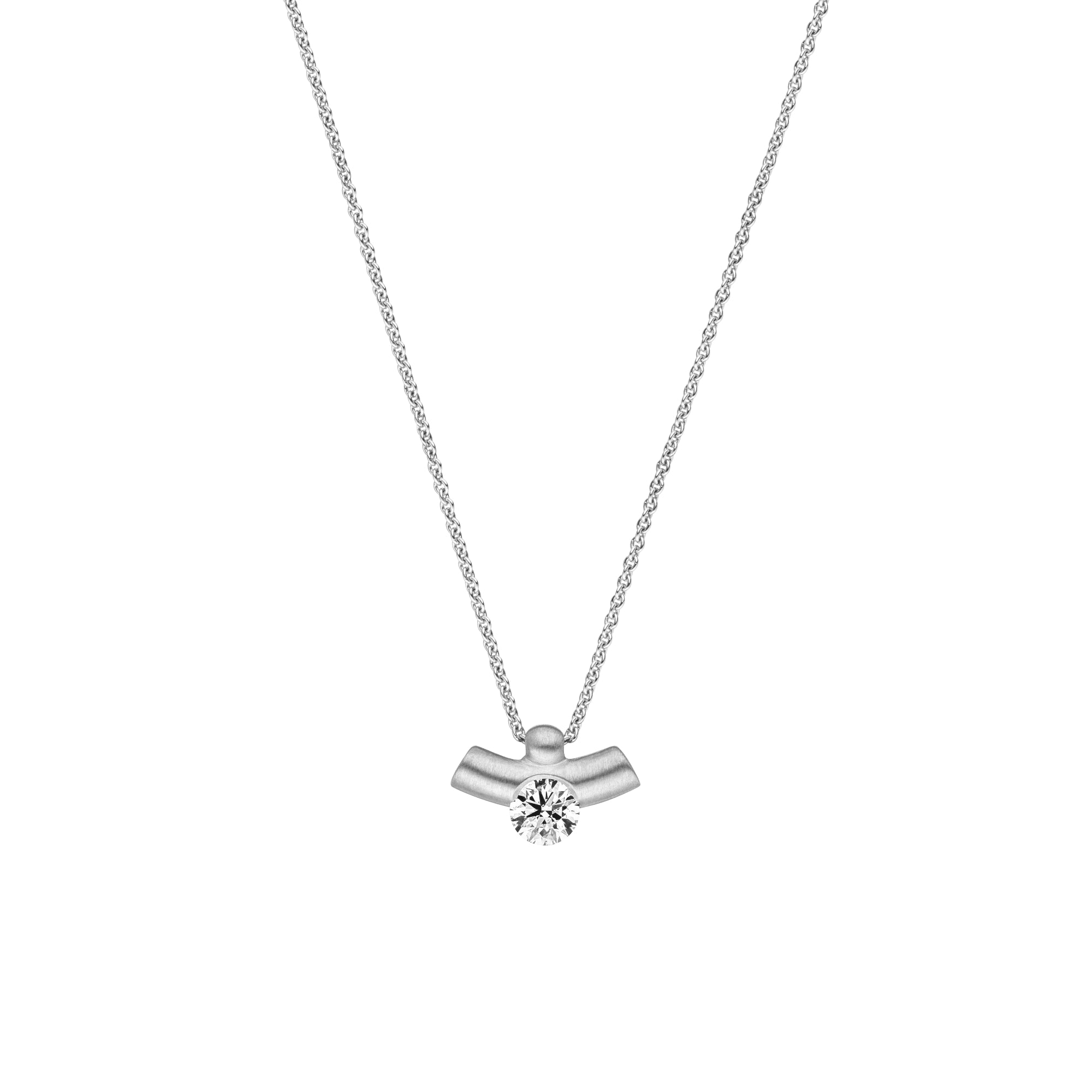 Schaffrath LA LUNA Collier - 214_2N291_025_WW (WW) aus Weißgold mit Diamant