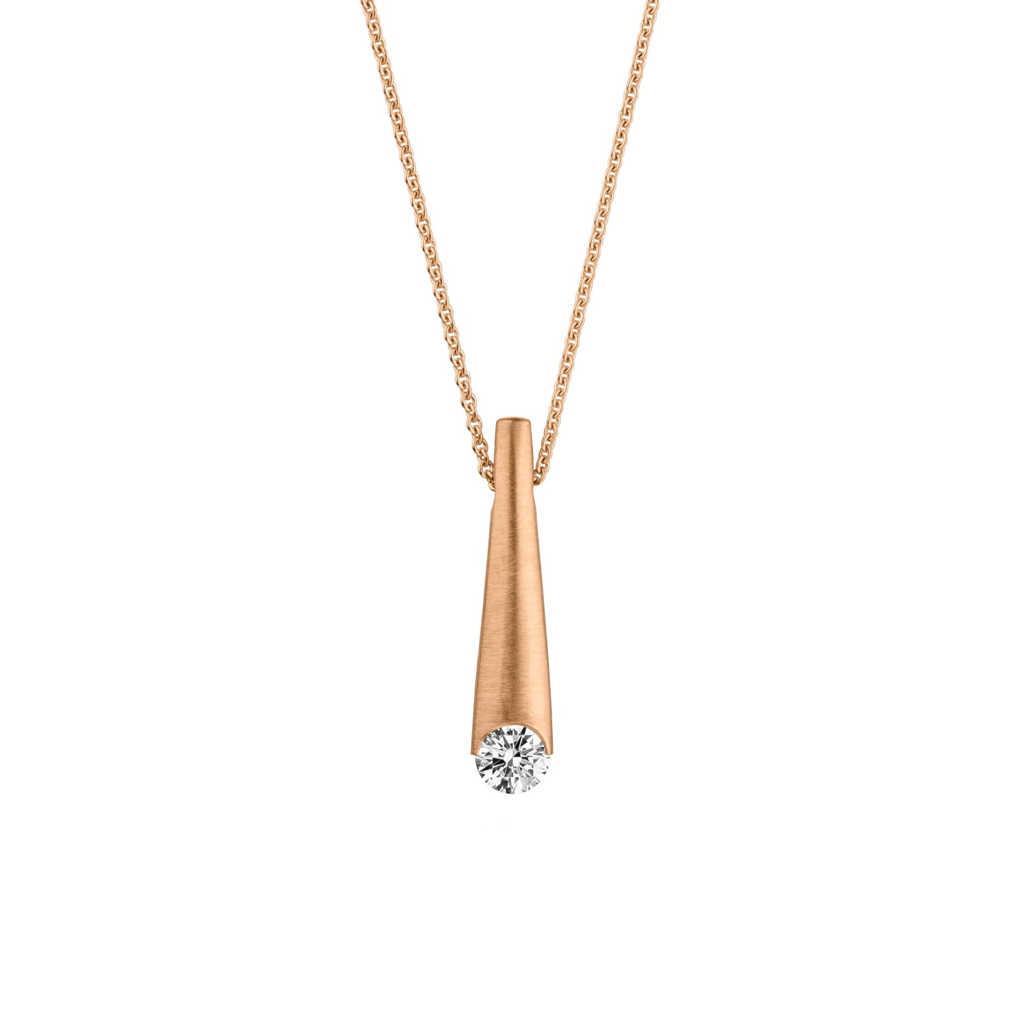 Schaffrath LA LUNA Collier - 754_2N290_025_RW (RW) aus Roségold mit Diamant
