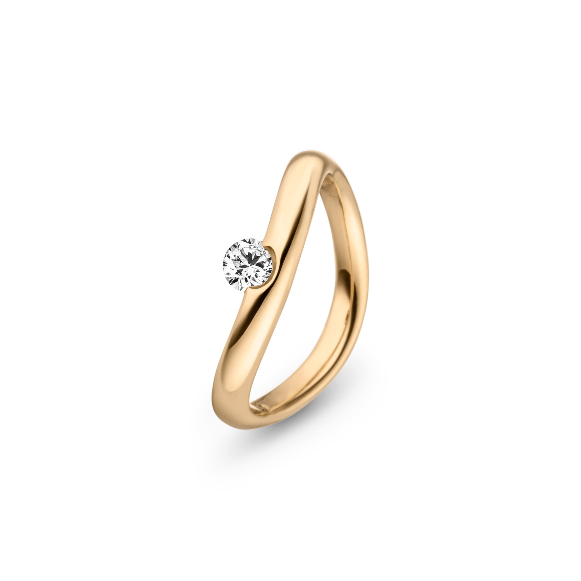 Schaffrath LA LUNA Diamantring - 118_2N287_025_GW (GW) aus Gelbgold mit Diamant