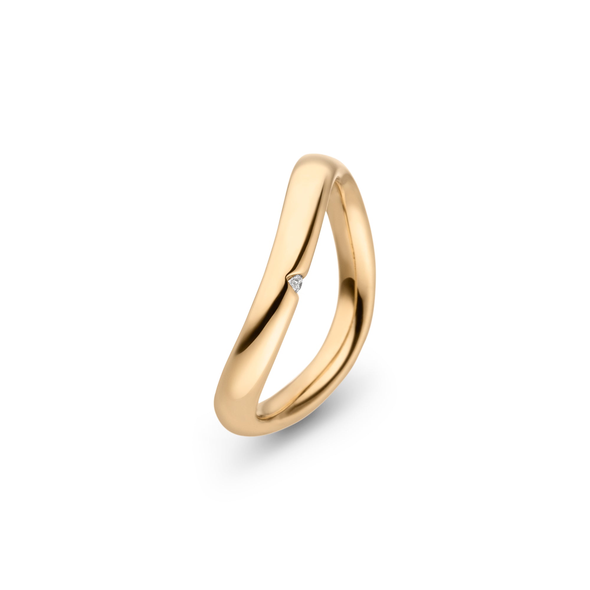 Schaffrath LA LUNA Diamantring - 118_2N298_DAMEN_0015_GW (GW) aus Gelbgold mit Diamant