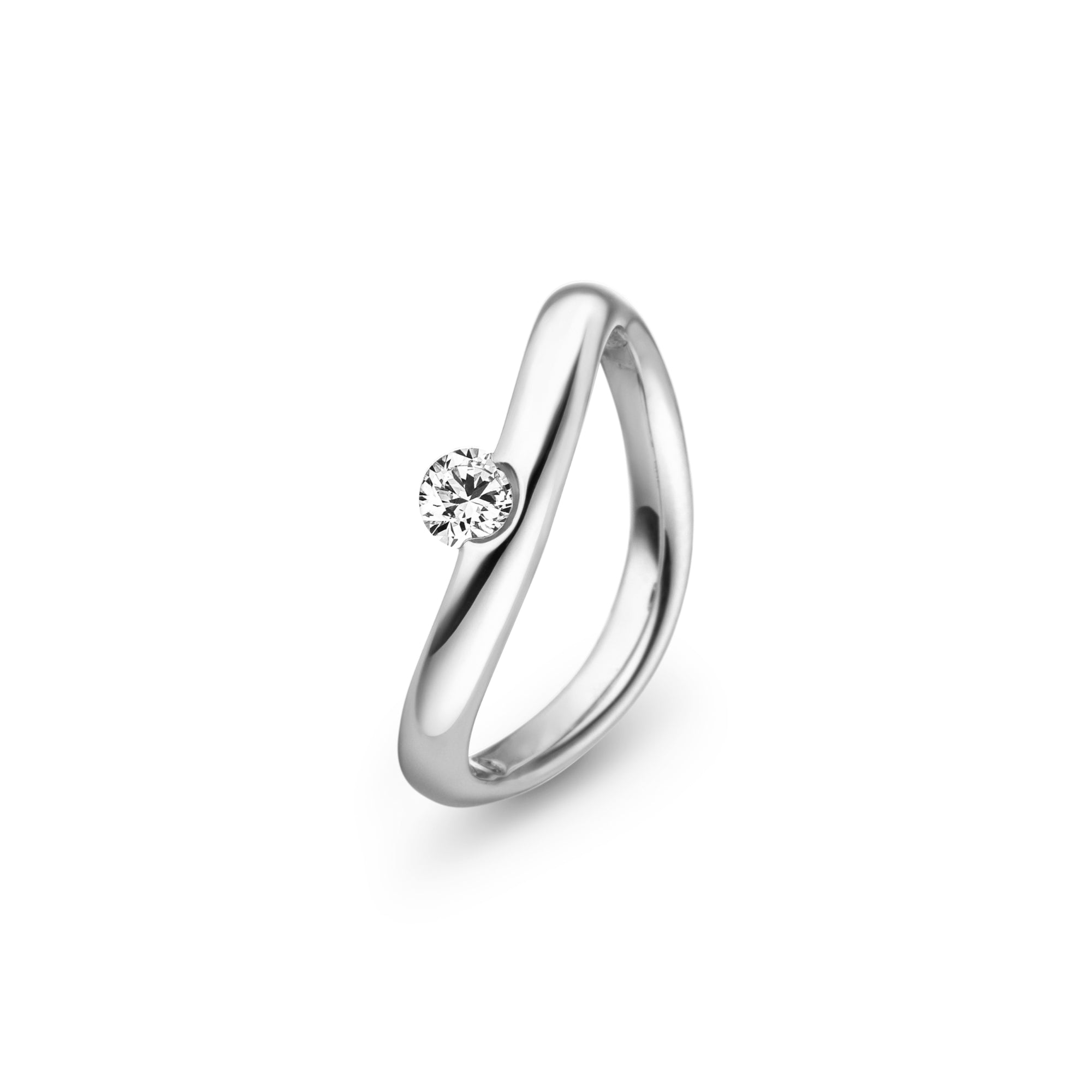Schaffrath LA LUNA Diamantring - 218_2N287_025_WW (WW) aus Weißgold mit Diamant