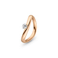 Schaffrath LA LUNA Diamantring - 758_2N287_025_RW (RW) aus Roségold mit Diamant