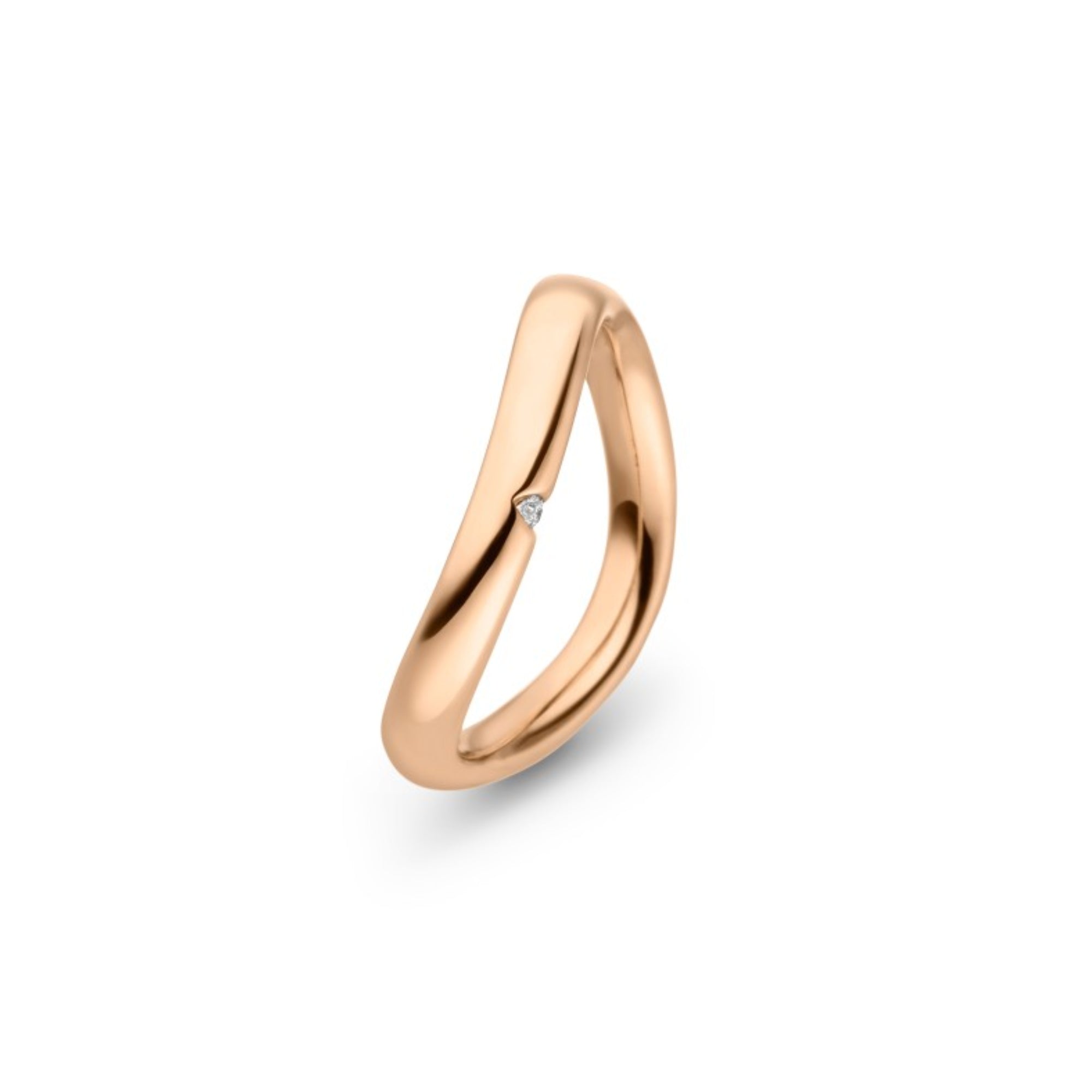 Schaffrath LA LUNA Diamantring - 758_2N298_HERREN_0015_RW (RW) aus Roségold mit Diamant