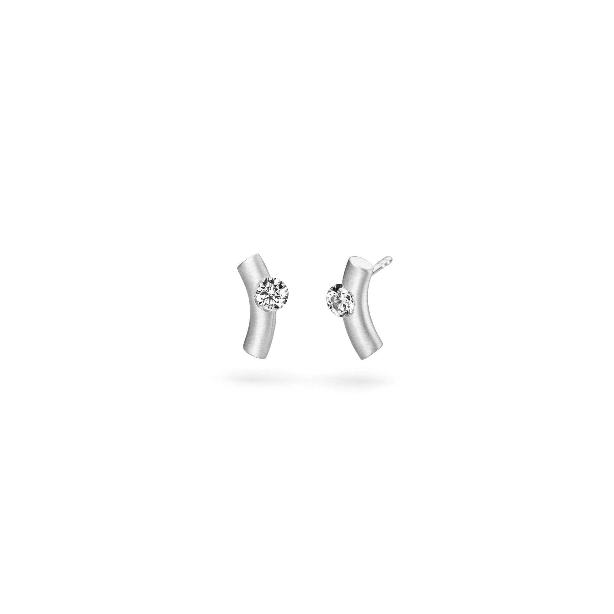 Schaffrath LA LUNA Ohrschmuck - 217_2N286_050_WW (WW) aus Weißgold mit Diamant
