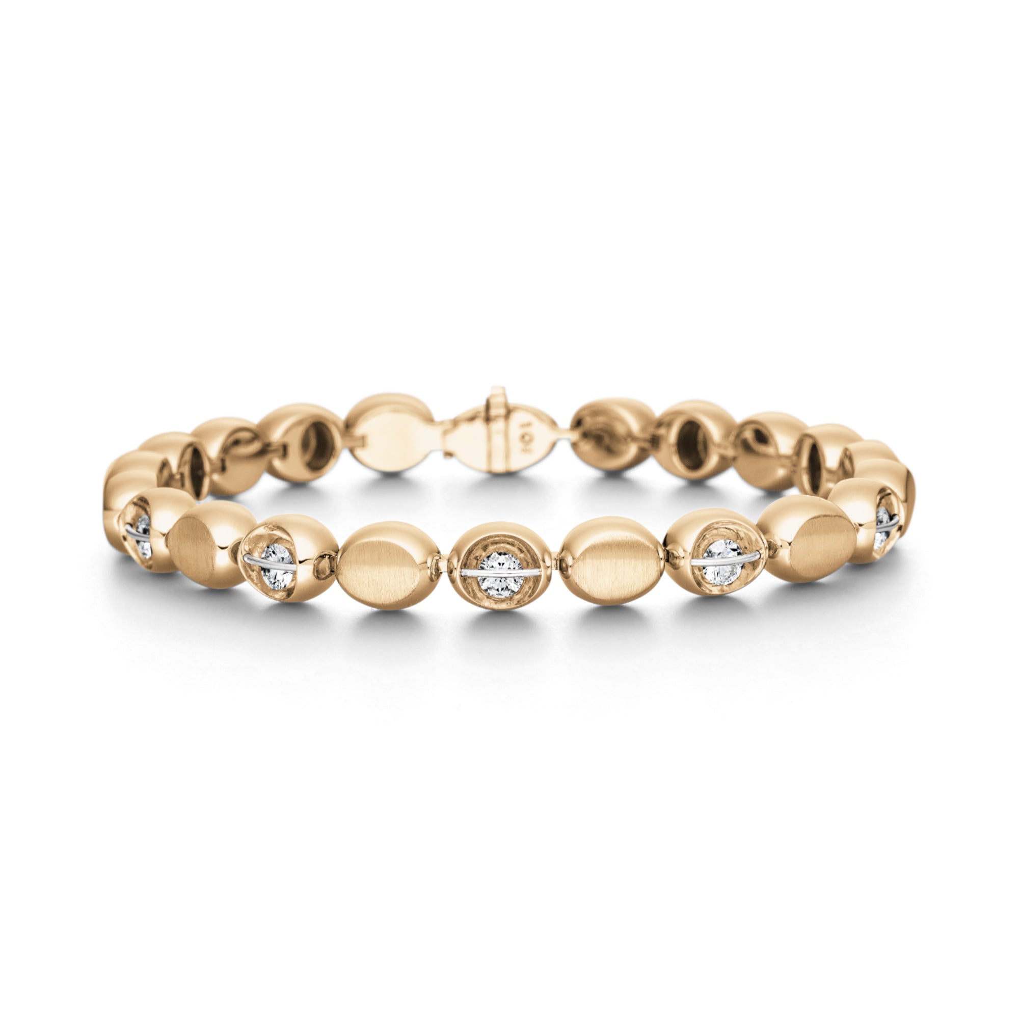 Schaffrath LIBERTÉ Armband - 751_L1061_290_RW (RW) aus Roségold, Platin mit Diamant