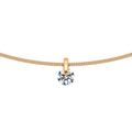 Schaffrath LIBERTÉ Collier - 114_L2N2N_050_GW (GW) aus Gelbgold, Platin mit Diamant