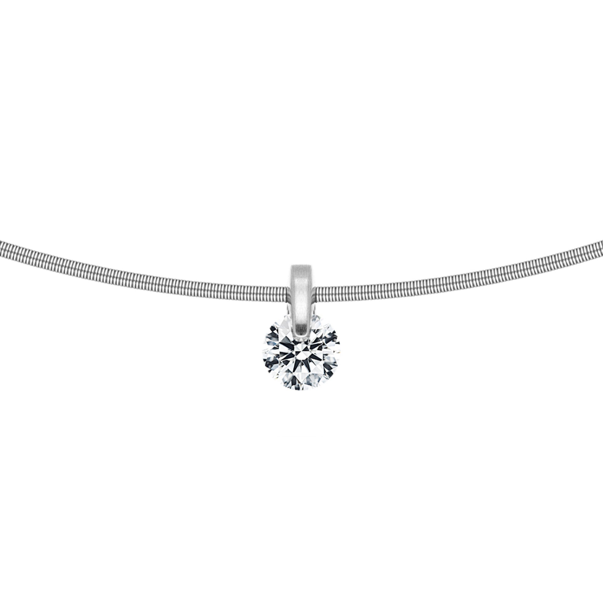 Schaffrath LIBERTÉ Collier - 214_L2N2N_050_WW (WW) aus Weißgold, Platin mit Diamant