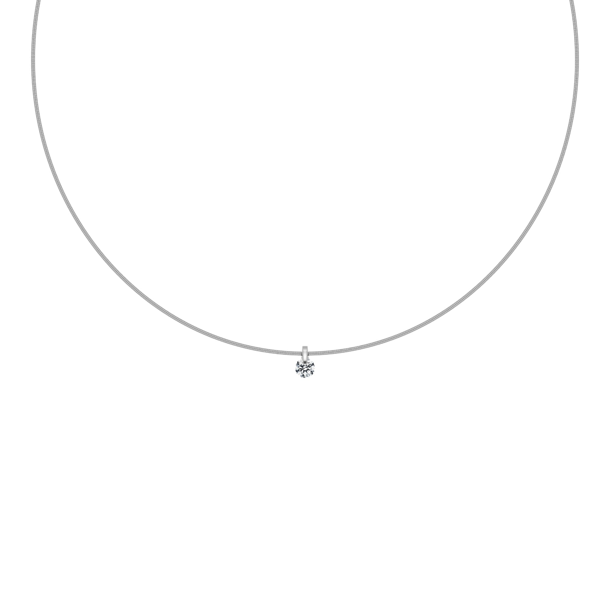 Schaffrath LIBERTÉ Collier - 214_L2N2N_050_WW (WW) aus Weißgold, Platin mit Diamant
