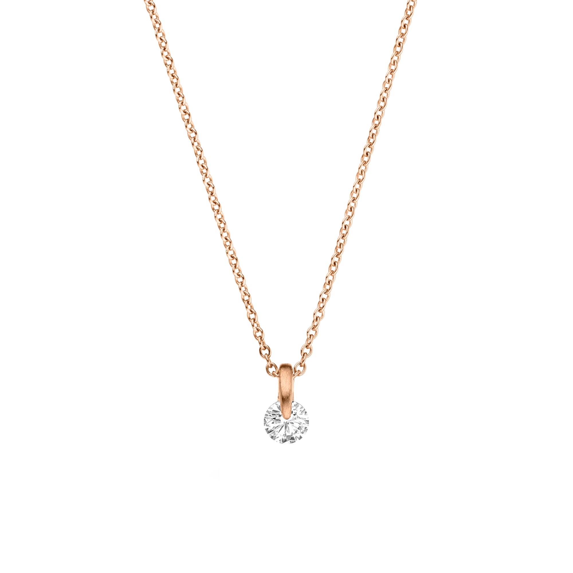 Schaffrath LIBERTÉ Collier - 754_L2N20_020_RW (RW) aus Roségold mit Diamant