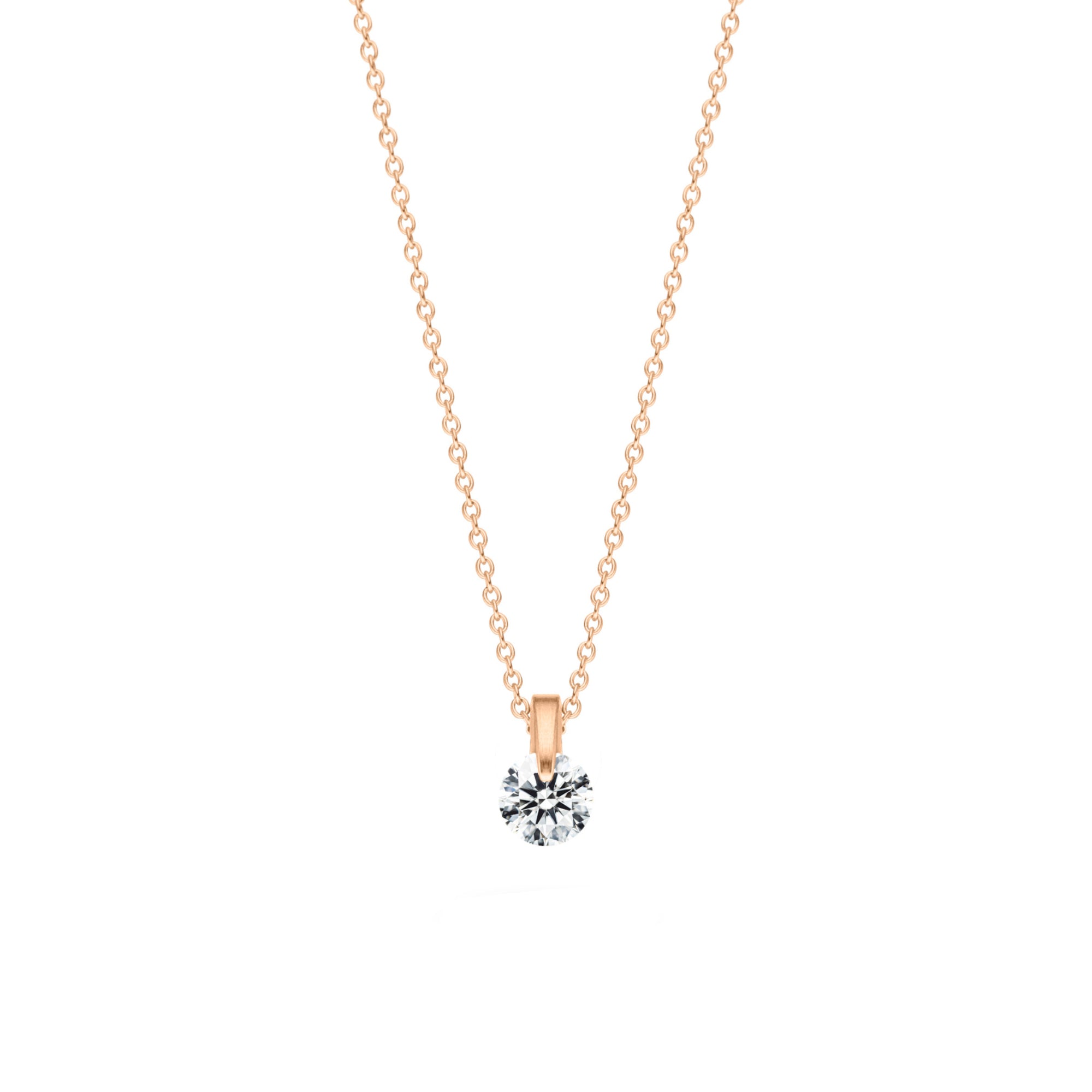 Schaffrath LIBERTÉ Collier - 754_L2N20_030_RW (RW) aus Roségold mit Diamant