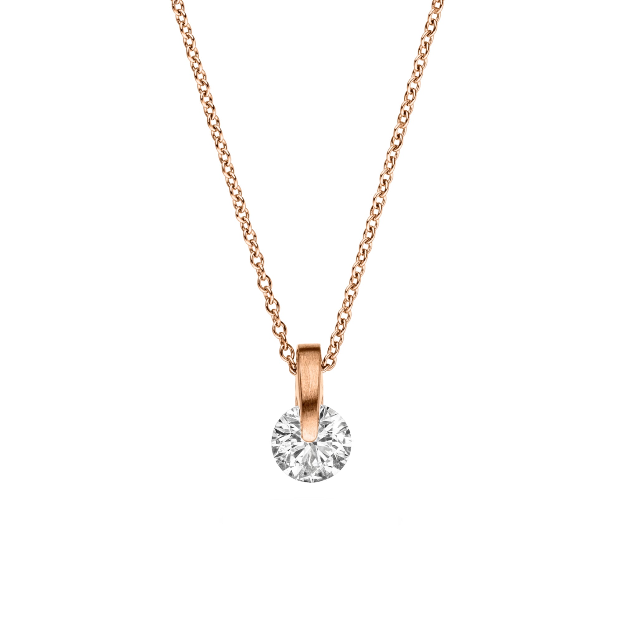 Schaffrath LIBERTÉ Collier - 754_L2N20_050_RW (RW) aus Roségold mit Diamant