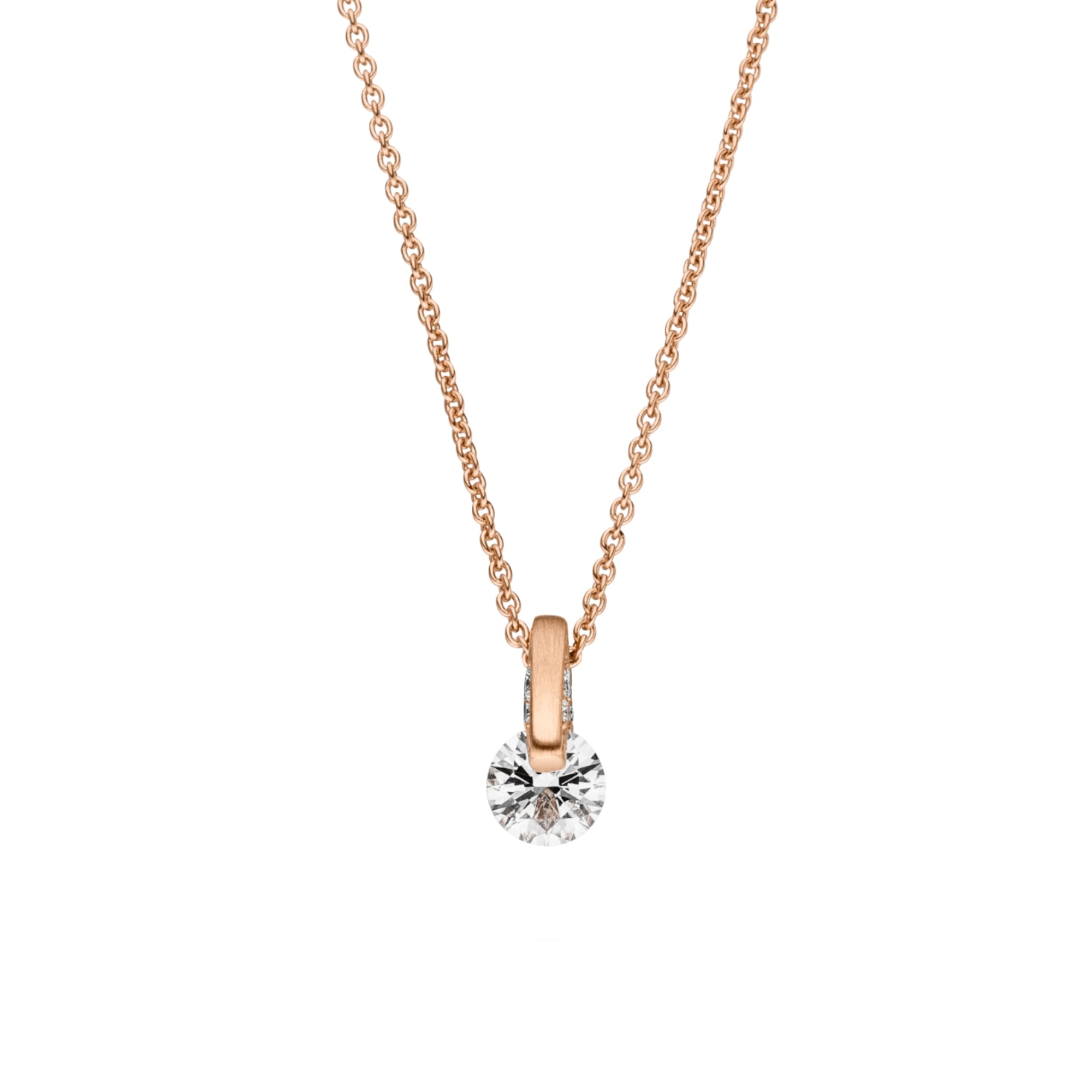 Schaffrath LIBERTÉ Collier - 754_L2N23_030_RW (RW) aus Roségold mit Diamant