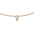 Schaffrath LIBERTÉ Collier - 754_L1002_40_RW (RW) aus Roségold, Platin mit Diamant