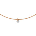 Schaffrath LIBERTÉ Collier - 754_L2N2N_020_RW (RW) aus Roségold, Platin mit Diamant
