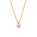 Schaffrath LIBERTÉ Collier - 754_LN002_40_RW (RW) aus Roségold, Platin mit Diamant