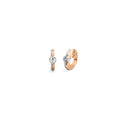 Schaffrath LIBERTÉ Creolen - 757_L1056_60_RW (RW) aus Roségold, Platin mit Diamant