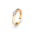 Schaffrath LIBERTÉ Diamantring - 118_L1001_50_GW (GW) aus Gelbgold, Platin mit Diamant