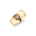 Schaffrath LIBERTÉ Diamantring - 118_L1063_20_GW (GW) aus Gelbgold, Platin mit Diamant