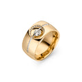Schaffrath LIBERTÉ Diamantring - 118_L1064_030_GW (GW) aus Gelbgold, Platin mit Diamant