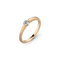 Schaffrath LIBERTÉ Diamantring - 118_L2N20_030_GW (GW) aus Gelbgold mit Diamant