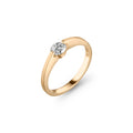 Schaffrath LIBERTÉ Diamantring - 118_L2N20_050_GW (GW) aus Gelbgold mit Diamant