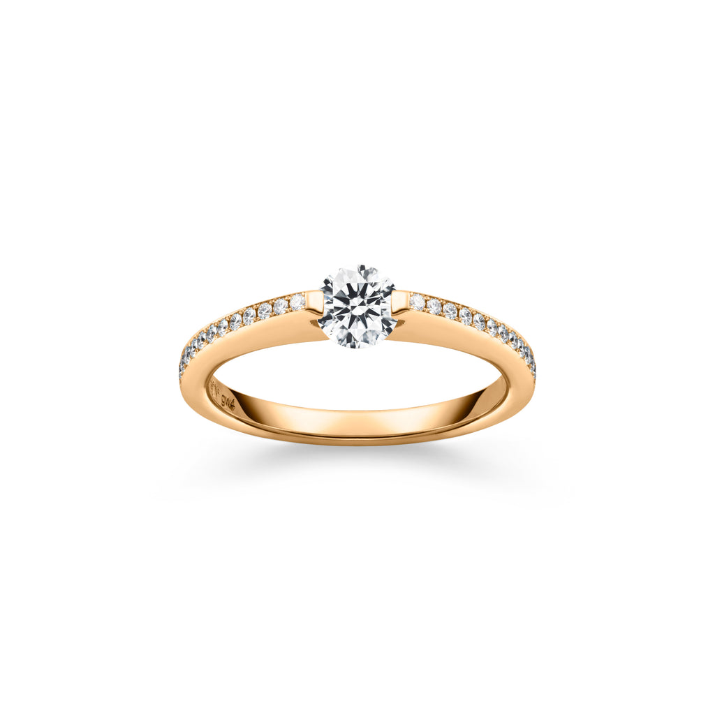 Schaffrath LIBERTÉ Diamantring - 118_L2N24_050_GW (GW) aus Gelbgold mit Diamant