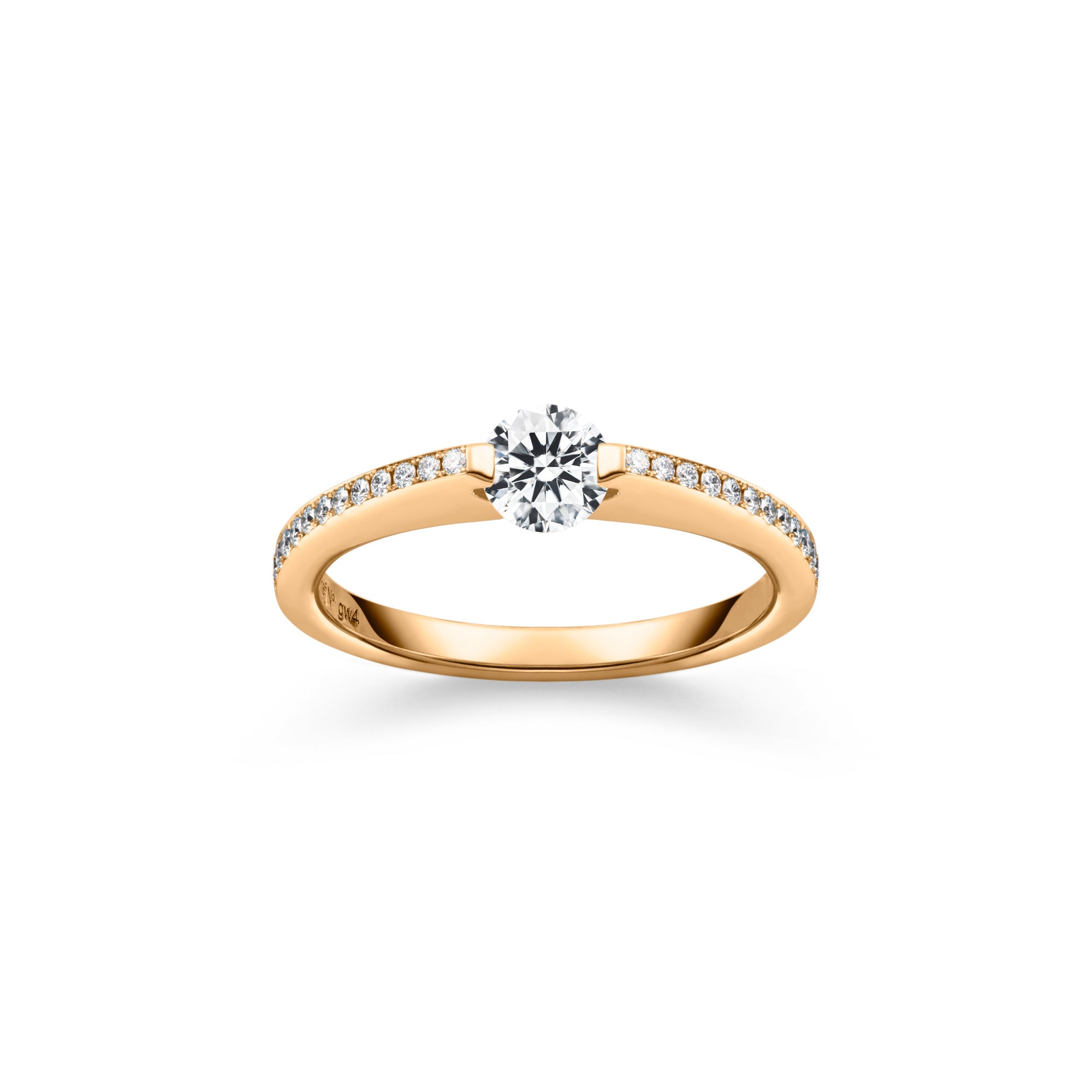 Schaffrath LIBERTÉ Diamantring - 118_L2N24_050_GW (GW) aus Gelbgold mit Diamant