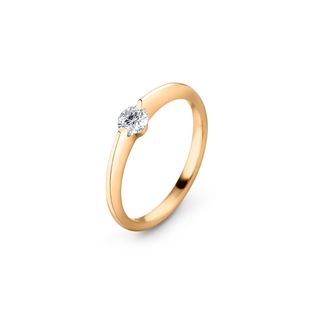 Schaffrath LIBERTÉ Diamantring - 118_L2N30_030_GW (GW) aus Gelbgold mit Diamant