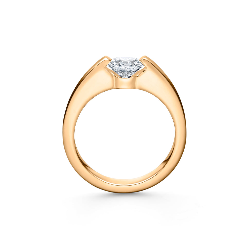 Schaffrath LIBERTÉ Diamantring - 118_L2N30_030_GW (GW) aus Gelbgold mit Diamant