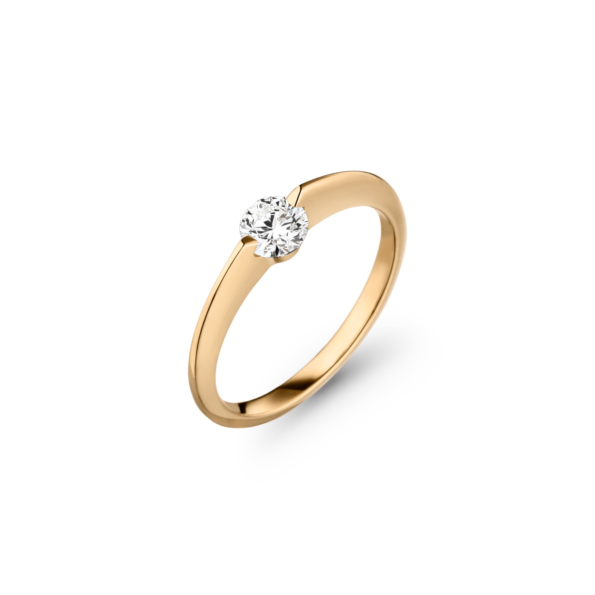 Schaffrath LIBERTÉ Diamantring - 118_L2N30_040_GW (GW) aus Gelbgold mit Diamant