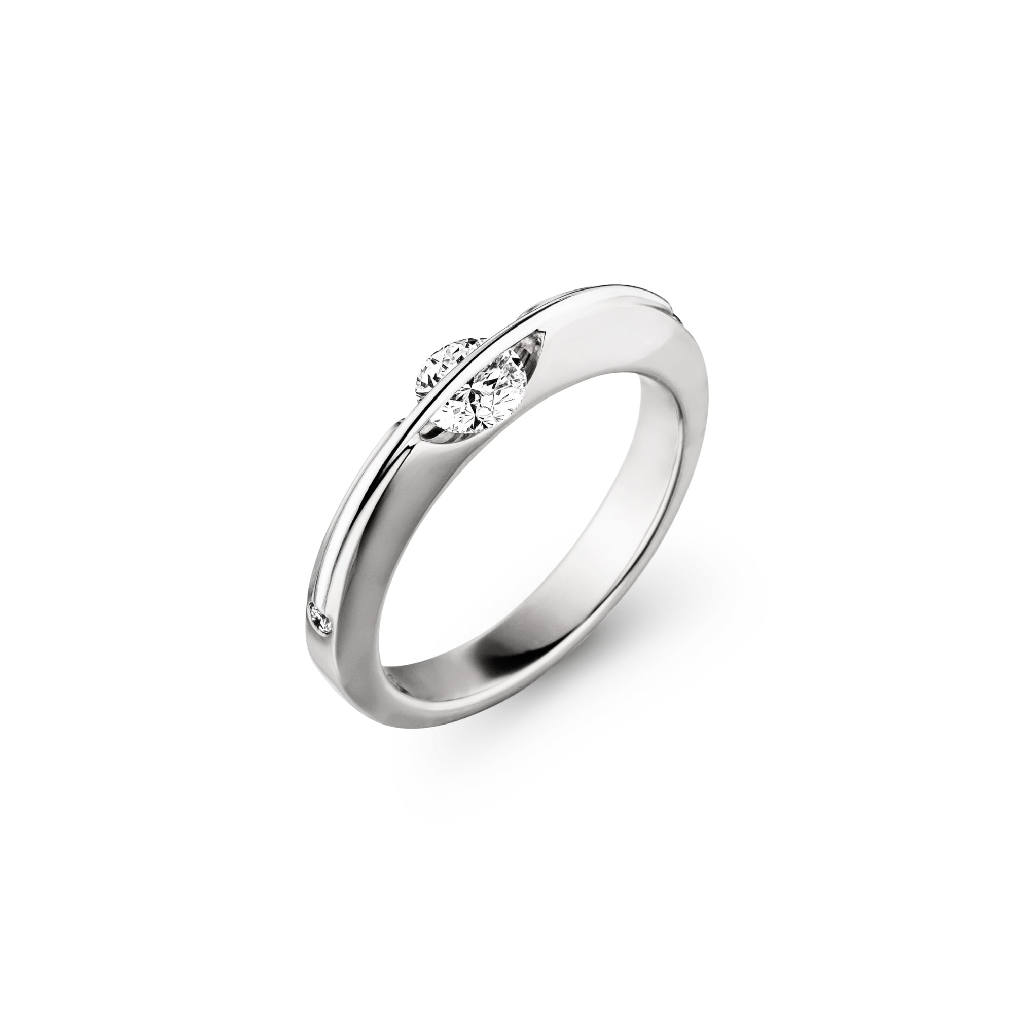 Schaffrath LIBERTÉ Diamantring - 218_L1001_40_WW (WW) aus Weißgold, Platin mit Diamant