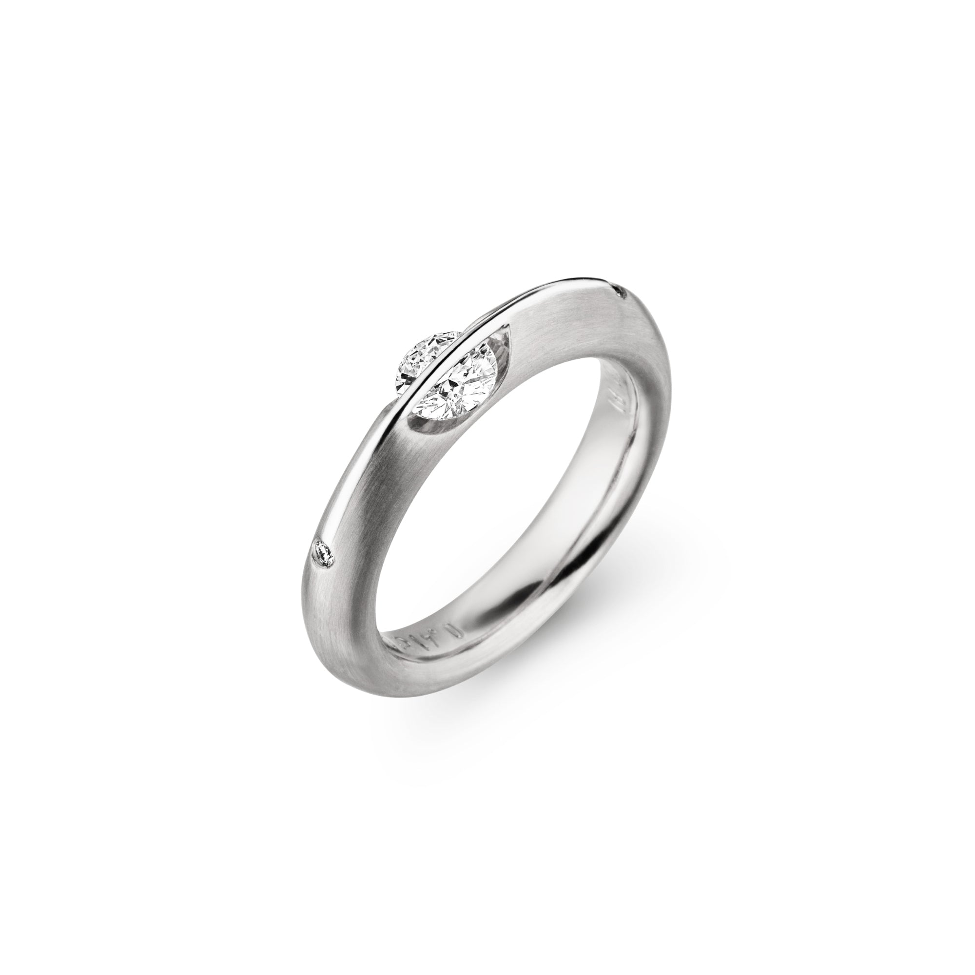 Schaffrath LIBERTÉ Diamantring - 218_L1029_40_WW (WW) aus Weißgold, Platin mit Diamant
