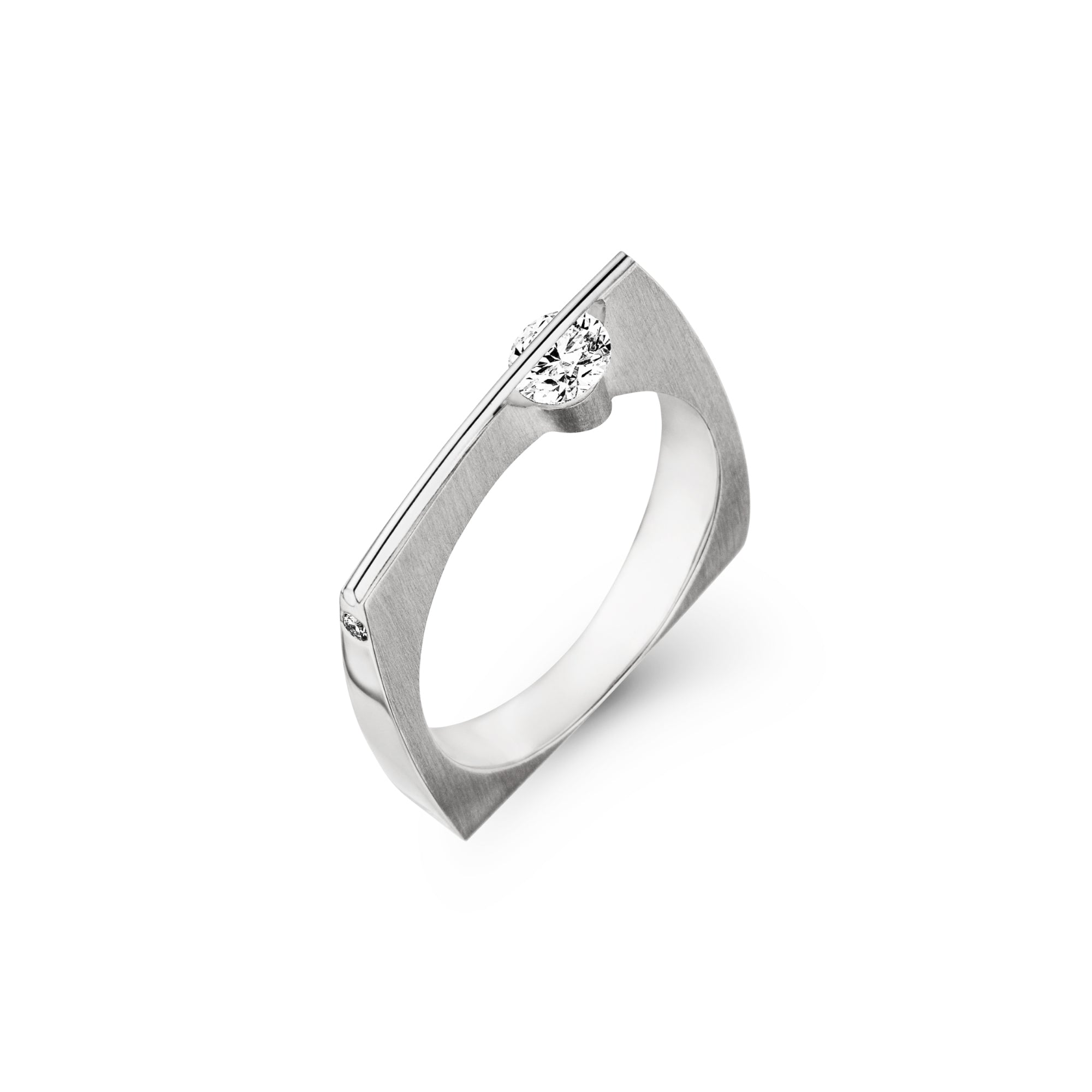 Schaffrath LIBERTÉ Diamantring - 218_L1040_30_WW (WW) aus Weißgold, Platin mit Diamant