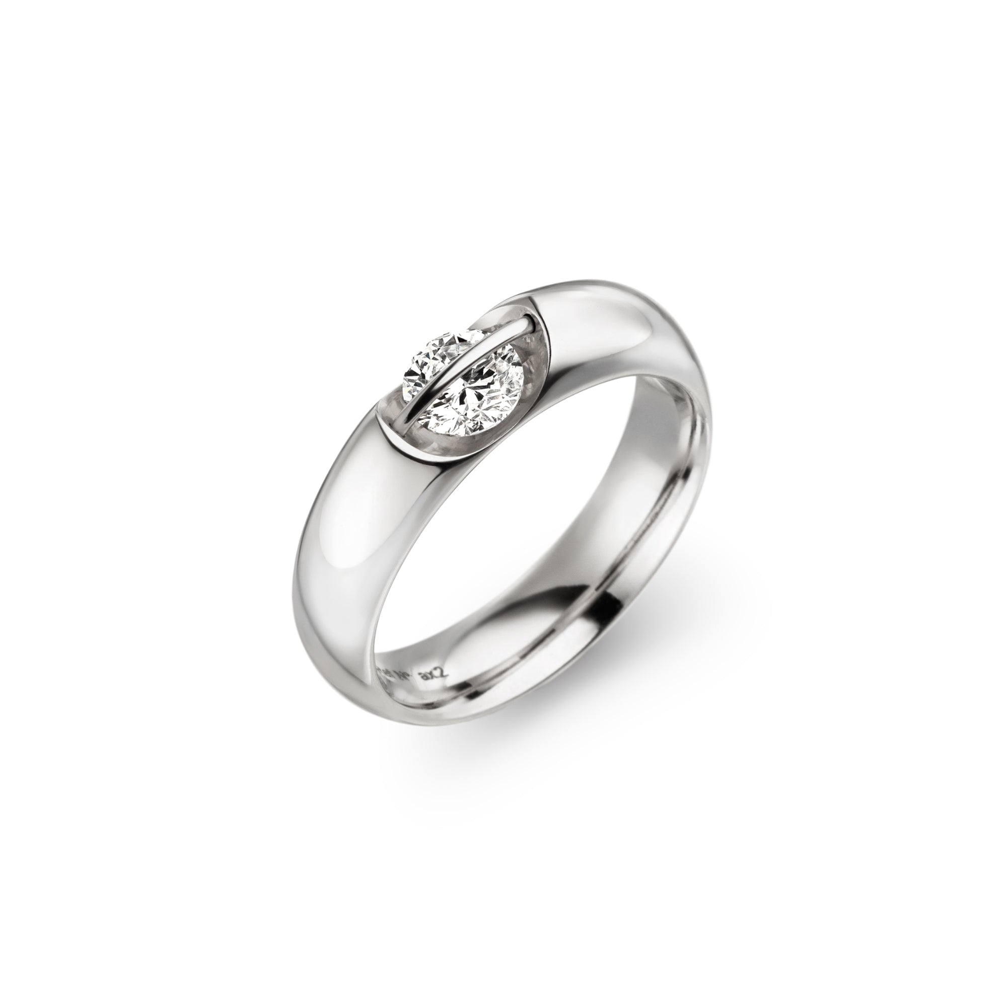 Schaffrath LIBERTÉ Diamantring - 218_L1061_50_WW (WW) aus Weißgold, Platin mit Diamant