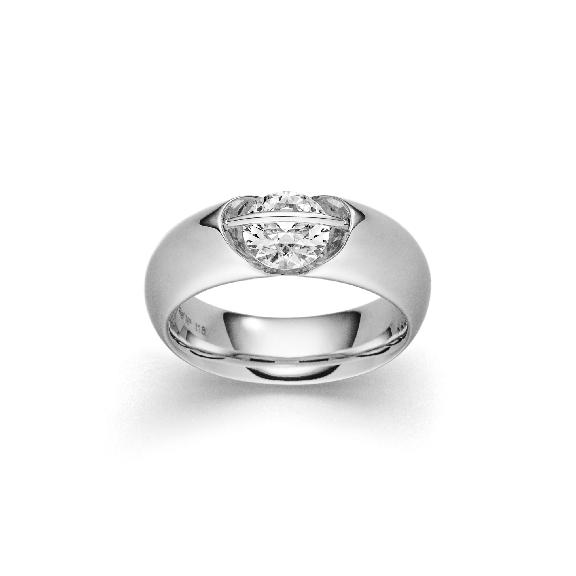 Schaffrath LIBERTÉ Diamantring - 218_L1061_70_WW (WW) aus Weißgold, Platin mit Diamant