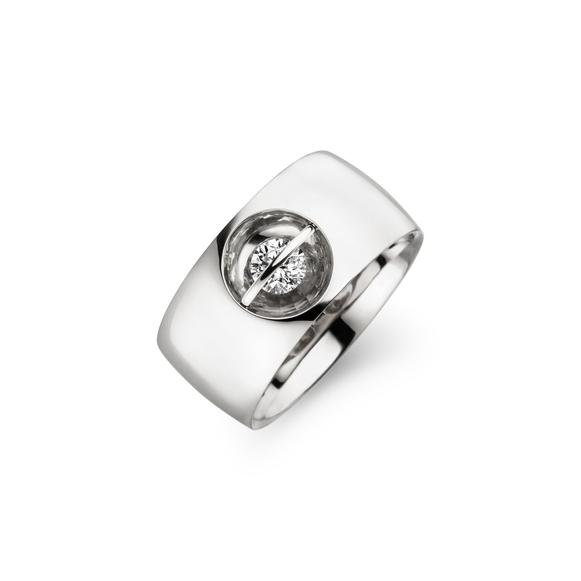 Schaffrath LIBERTÉ Diamantring - 218_L1063_30_WW (WW) aus Weißgold, Platin mit Diamant