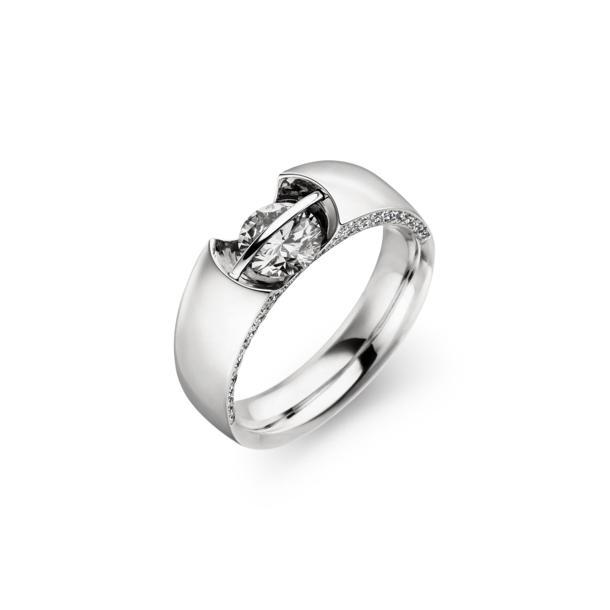 Schaffrath LIBERTÉ Diamantring - 218_L1090_70_WW (WW) aus Weißgold, Platin mit Diamant