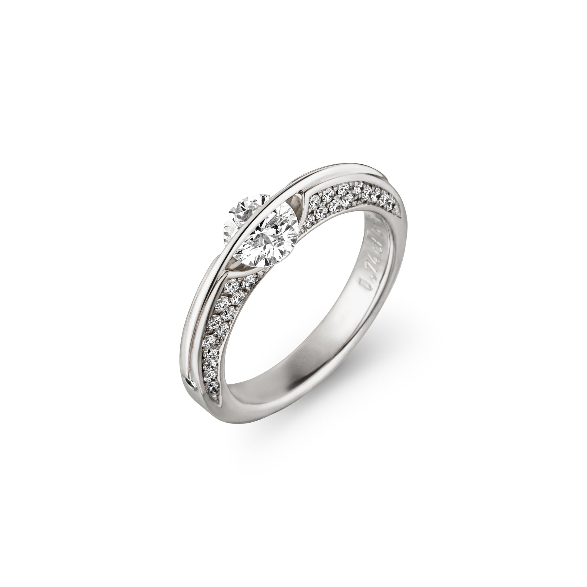 Schaffrath LIBERTÉ Diamantring - 218_L1730_70_WW (WW) aus Weißgold, Platin mit Diamant