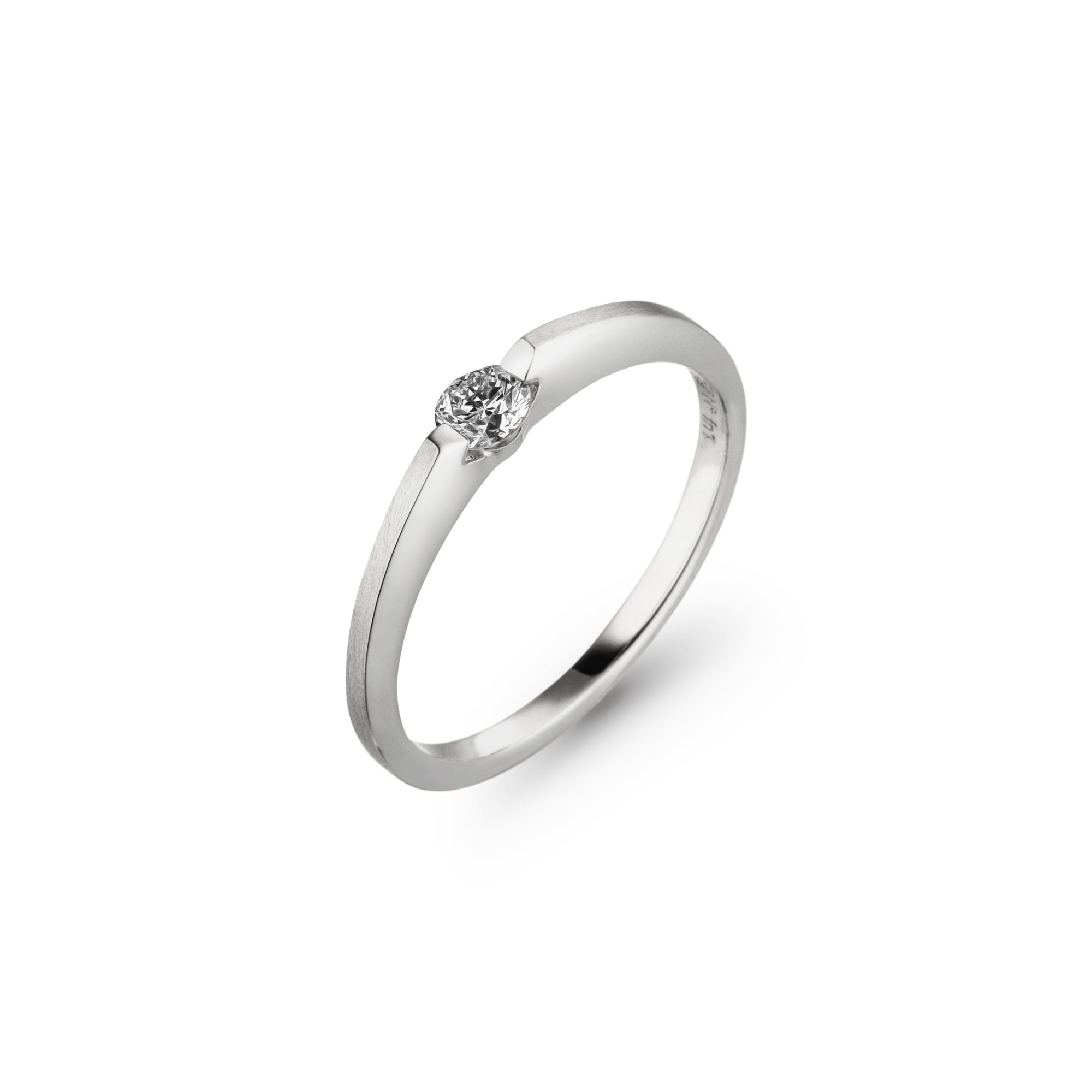 Schaffrath LIBERTÉ Diamantring - 218_L2N20_020_WW (WW) aus Weißgold mit Diamant