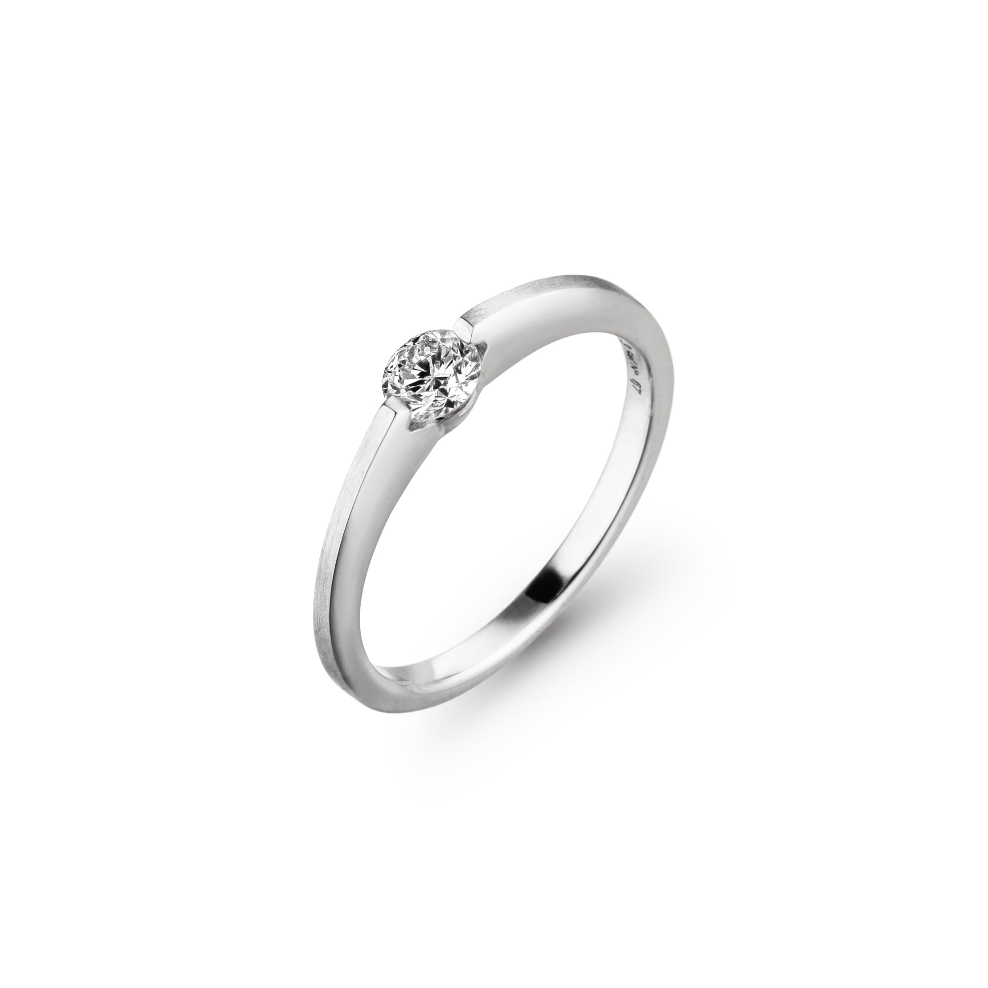 Schaffrath LIBERTÉ Diamantring - 218_L2N20_030_WW (WW) aus Weißgold mit Diamant