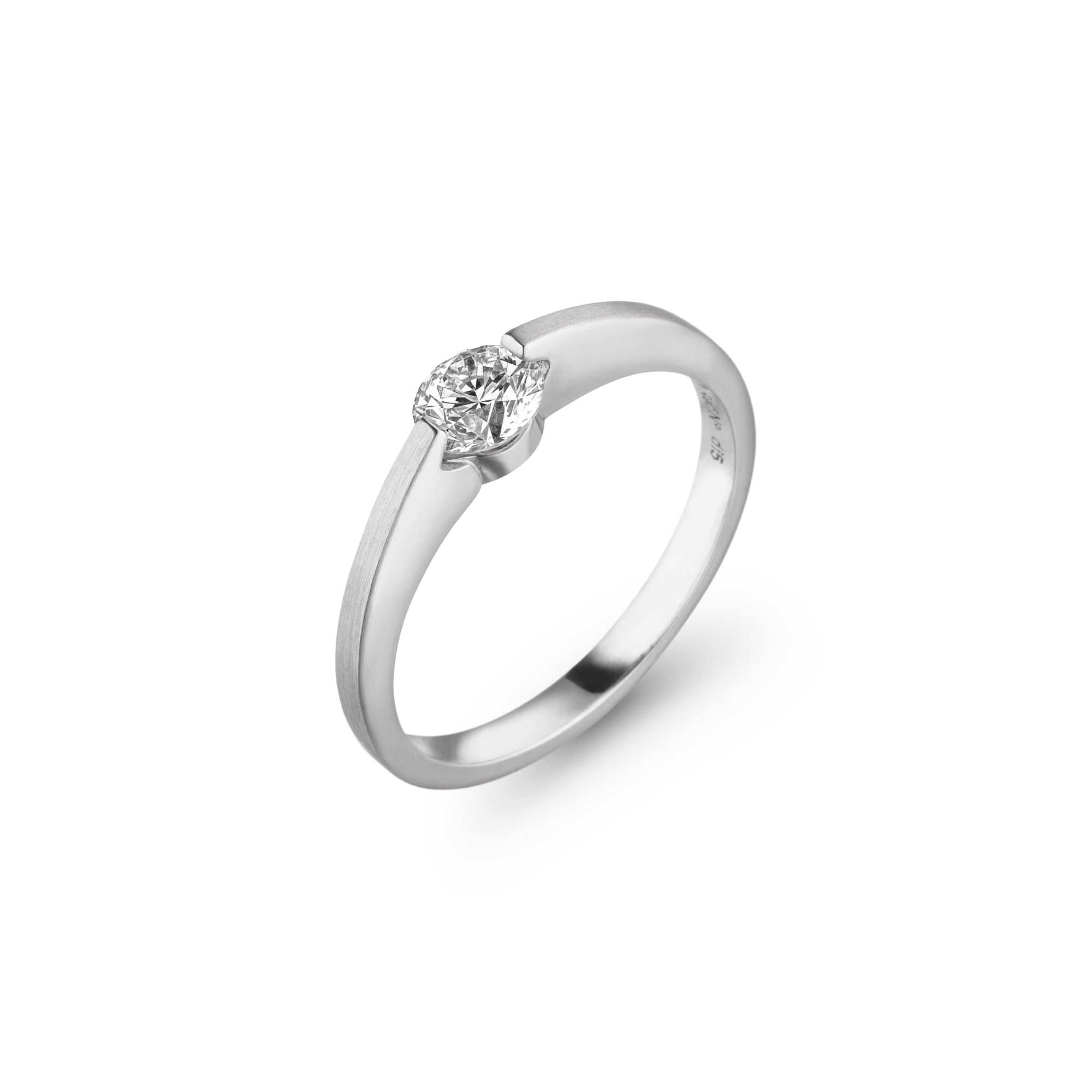Schaffrath LIBERTÉ Diamantring - 218_L2N20_050_WW (WW) aus Weißgold mit Diamant