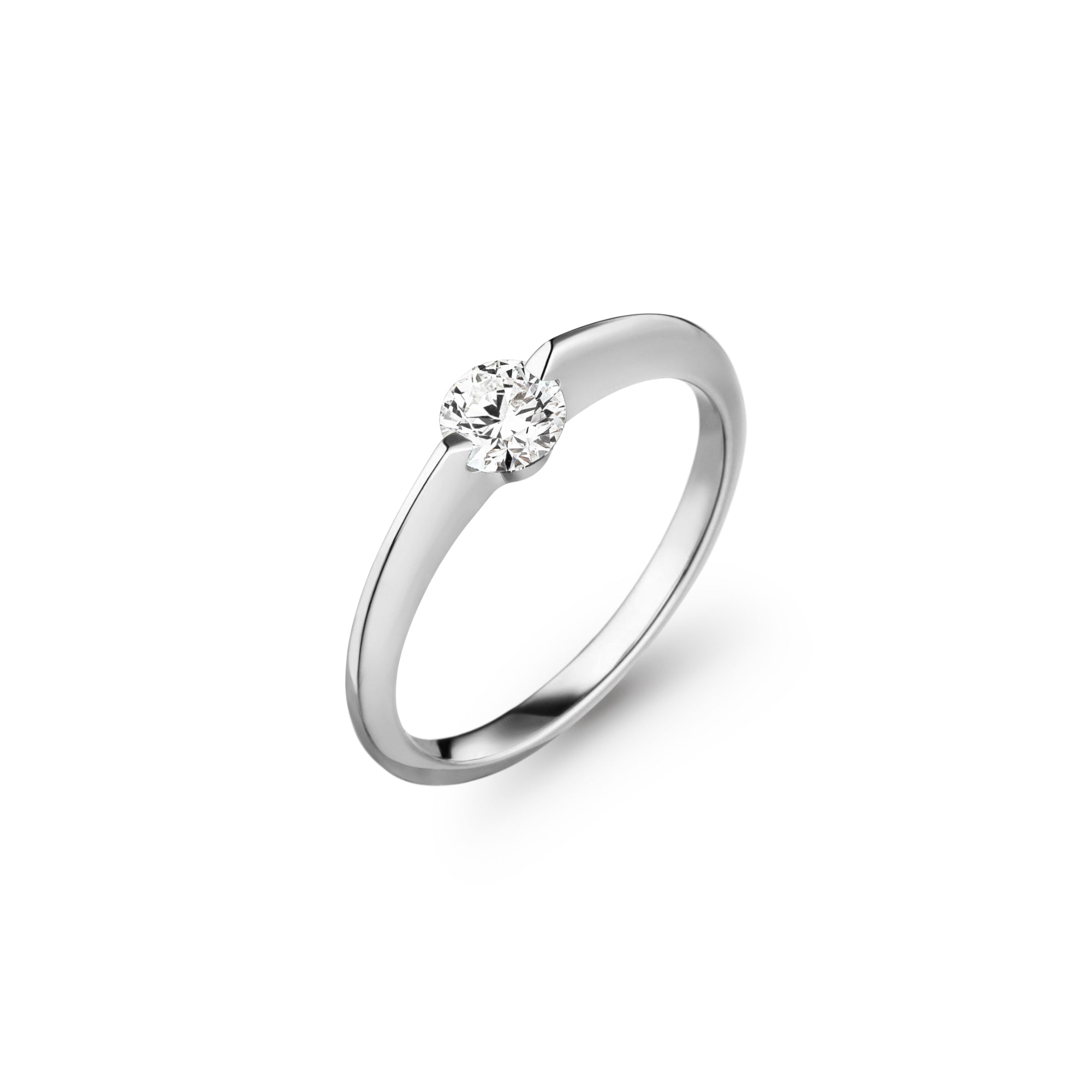Schaffrath LIBERTÉ Diamantring - 218_L2N30_040_WW (WW) aus Weißgold mit Diamant