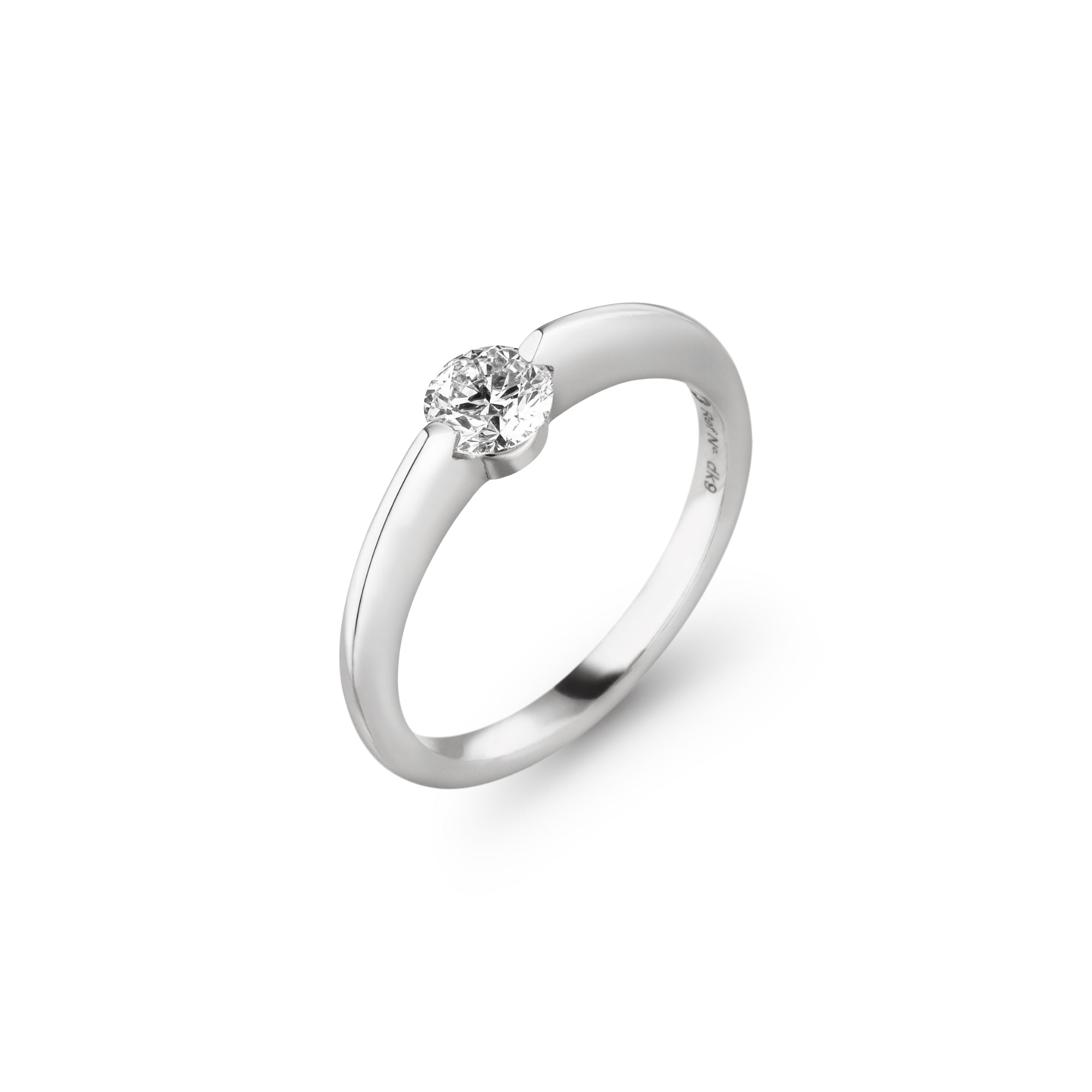 Schaffrath LIBERTÉ Diamantring - 218_L2N30_050_WW (WW) aus Weißgold mit Diamant