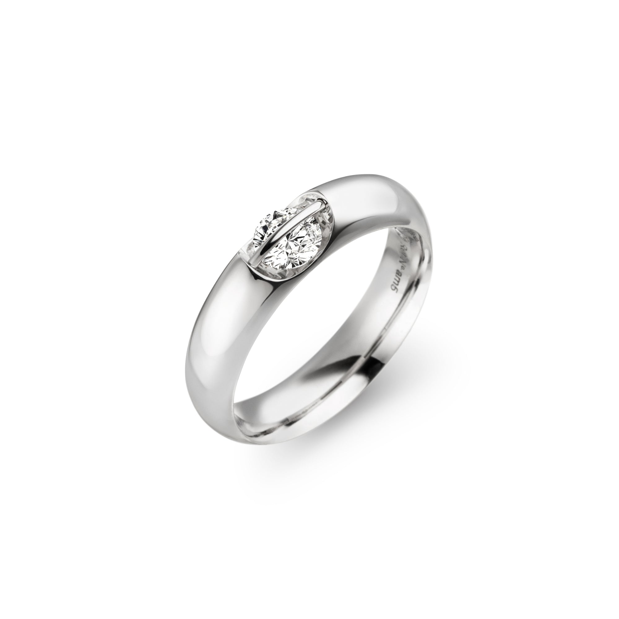 Schaffrath LIBERTÉ Diamantring - 218_L1061_30_WW (WW) aus Weißgold, Platin mit Diamant