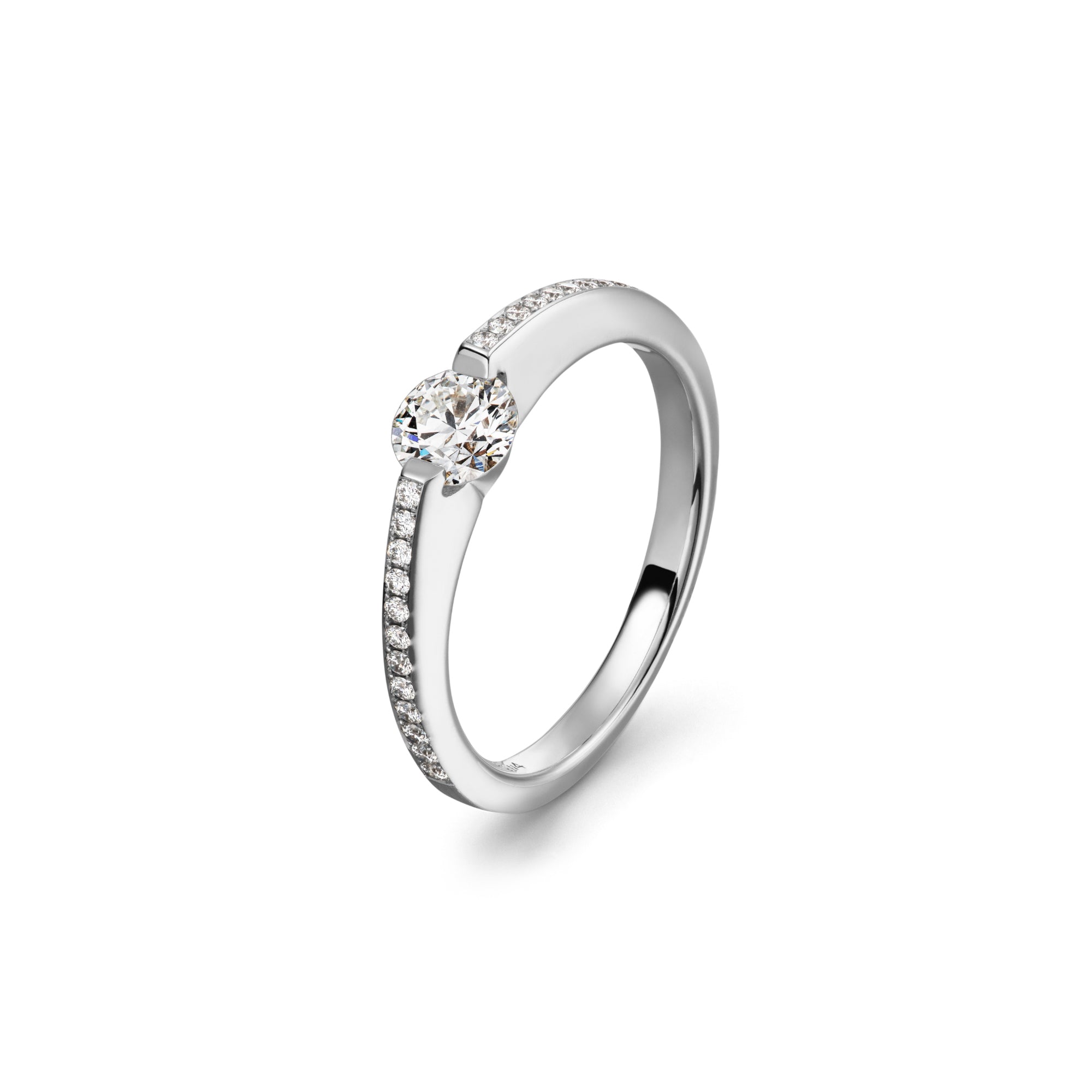 Schaffrath LIBERTÉ Diamantring - 218_L2N24_030_WW (WW) aus Weißgold mit Diamant
