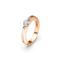 Schaffrath LIBERTÉ Diamantring - 758_L1001_50_RW (RW) aus Roségold, Platin mit Diamant