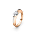 Schaffrath LIBERTÉ Diamantring - 758_L1001_70_RW (RW) aus Roségold, Platin mit Diamant