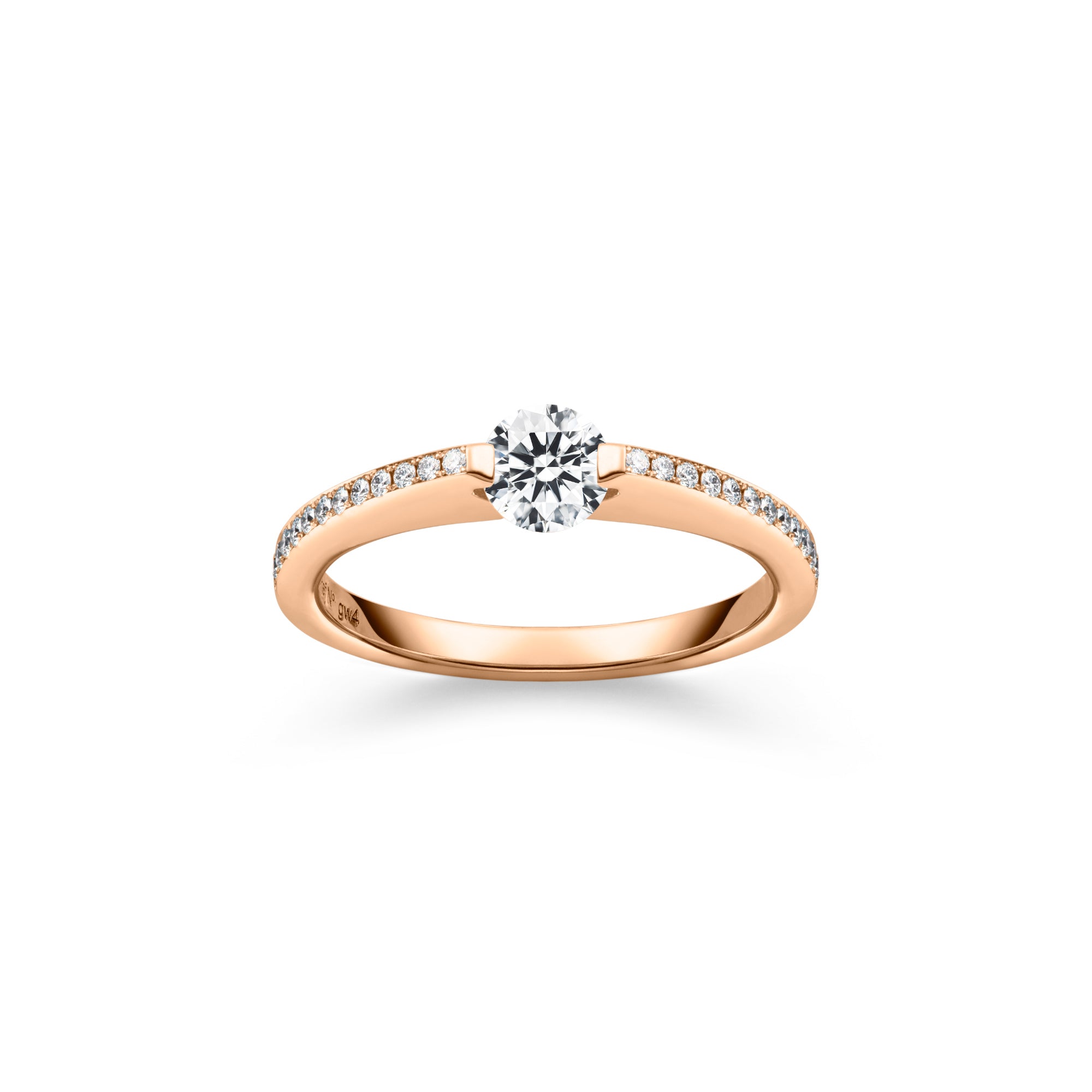 Schaffrath LIBERTÉ Diamantring - 758_L2N24_050_RW (RW) aus Roségold mit Diamant