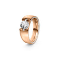 Schaffrath LIBERTÉ Diamantring - 758_L1090_50_RW (RW) aus Roségold, Platin mit Diamant