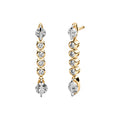 Schaffrath LIBERTÉ Ohrhänger - 117_L1042_60_GW (GW) aus Gelbgold, Platin mit Diamant